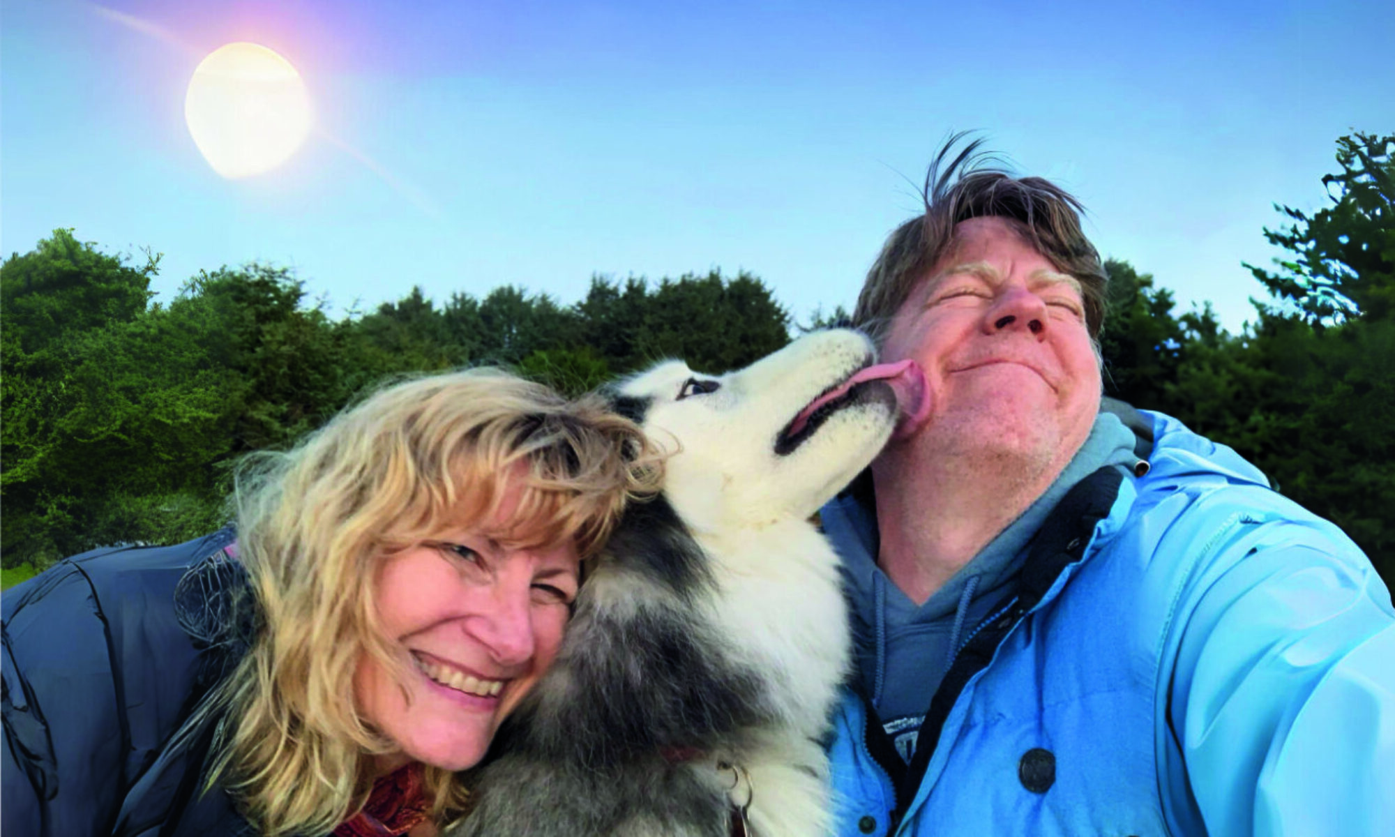 Julie and David Knell with Zen Harley